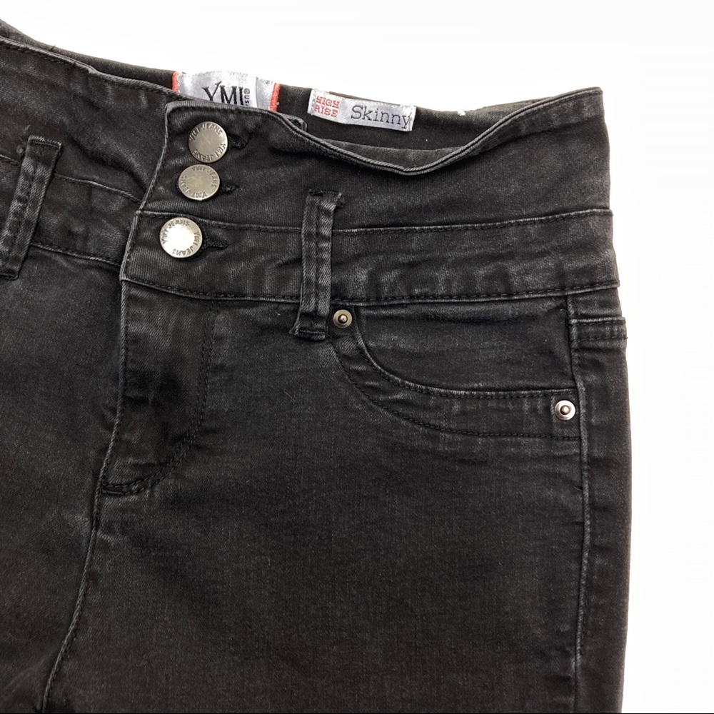 YMI High Rise Black Skinny Jeans Womens Size 9 - Picture 3 of 8